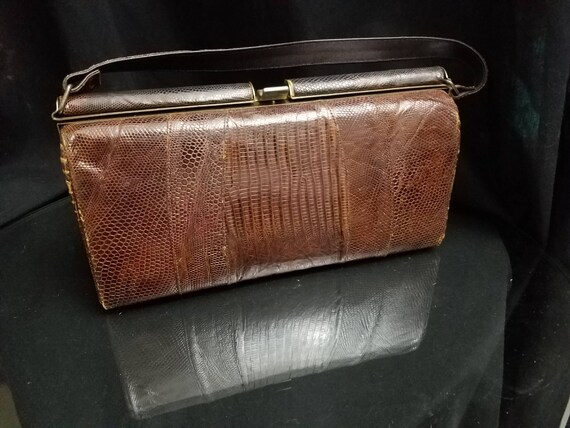 Vintage Ladies Handbag MADWED Brand purse Barrel … - image 1