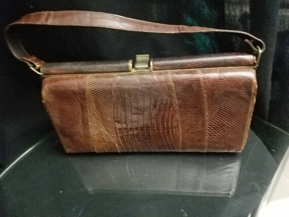 Vintage Ladies Handbag MADWED Brand purse Barrel … - image 3
