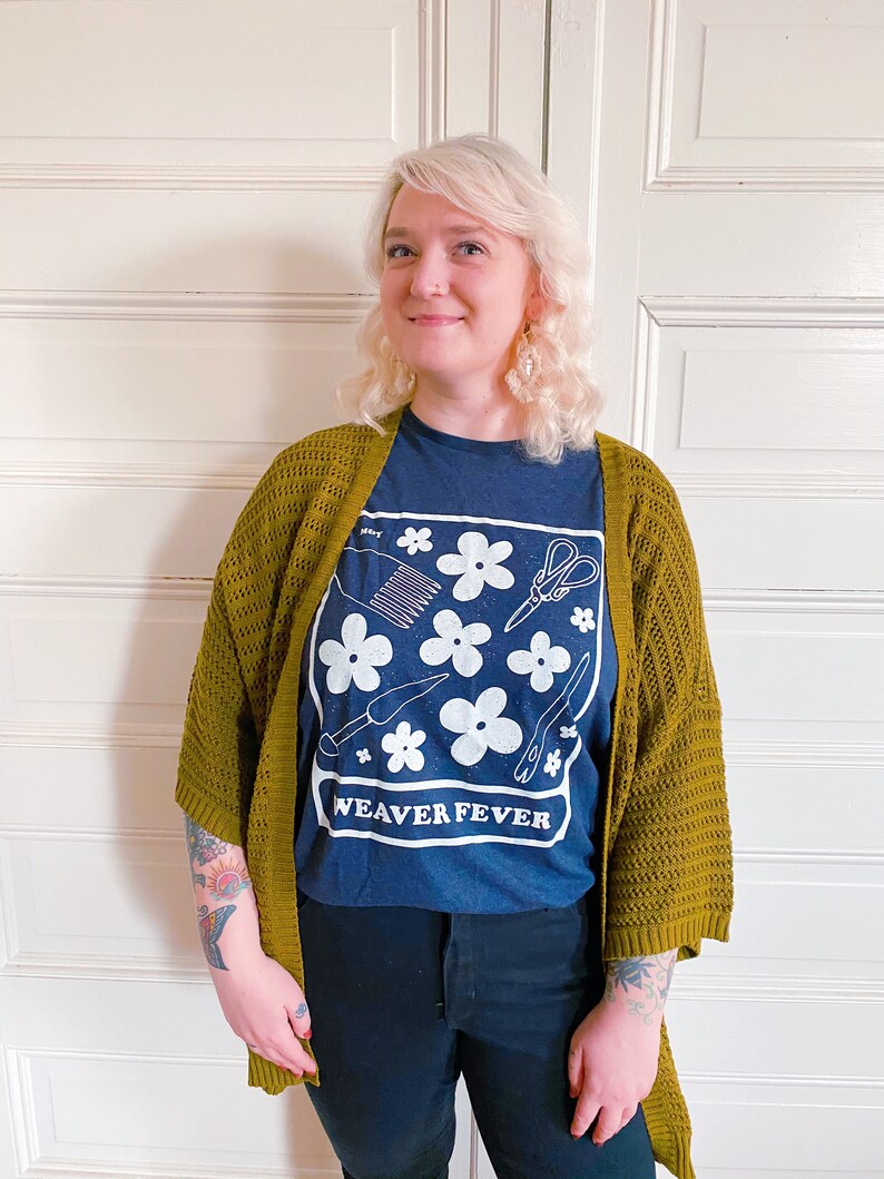 Weaver Fever short sleeve Unisex T-shirt Maker Shirt Screenprinted Weaver Shirt Various Sizes
