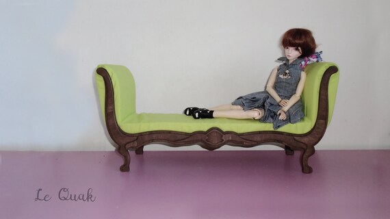 Viktorianische Puppe Sitz 1 4 Miniatur Mobel Diwan Fur Bjd Etsy