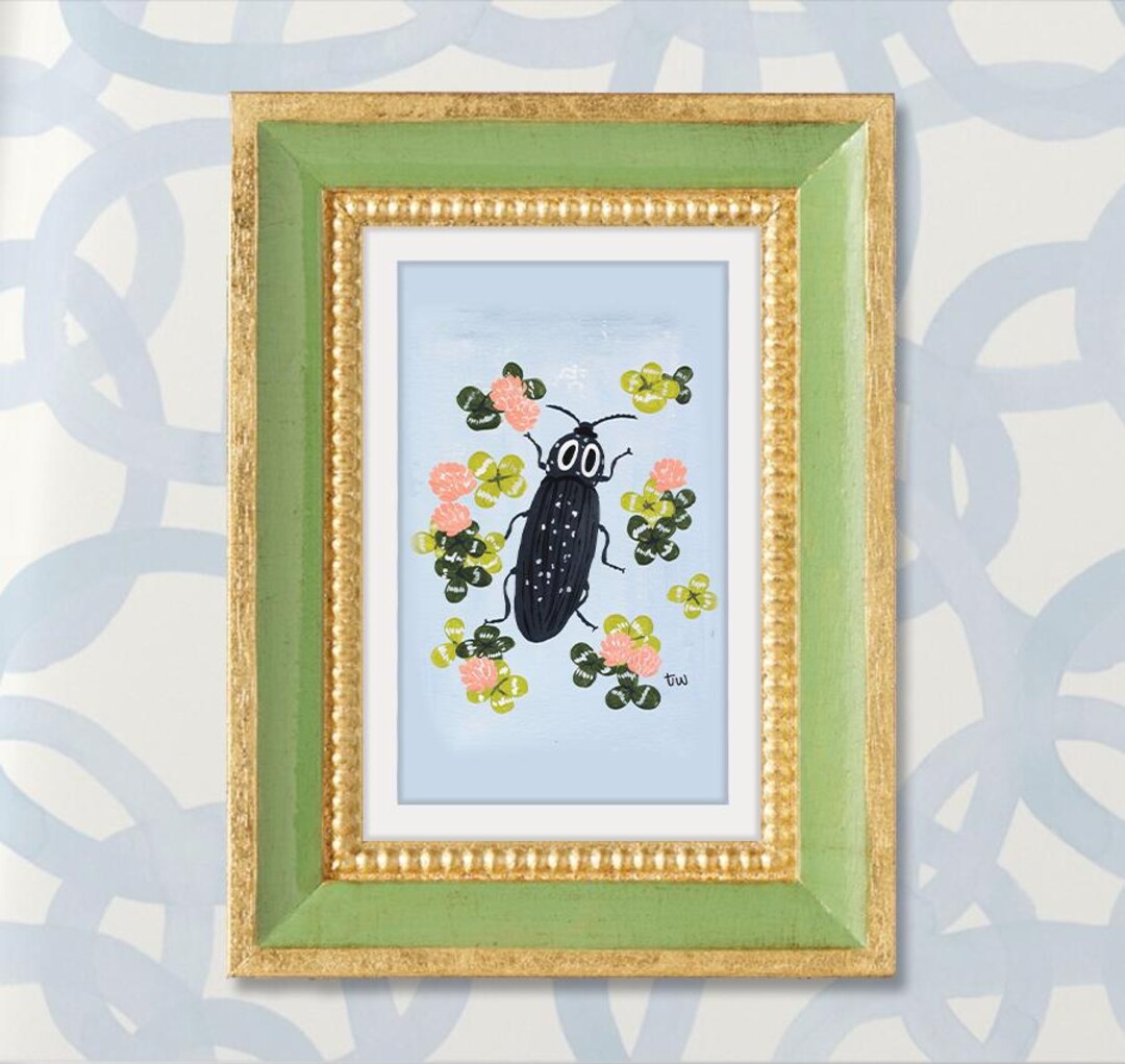 Bug Art Print | Whimsical Insect Illustration (digital Download) - Etsy