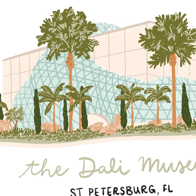 The Dali Museum Digital Prints Downloadable Art Digital Drawings Art