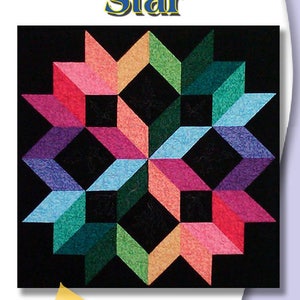 Rainbow Star PDF Quilt Pattern image 2