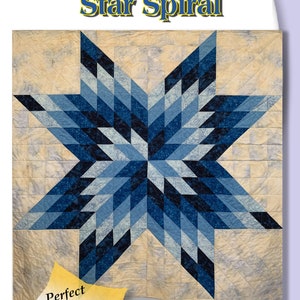 Summer Star Spiral PDF Quilt Pattern image 2