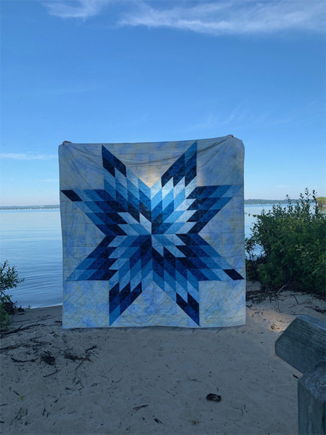 Summer Star Spiral PDF Quilt Pattern - Etsy