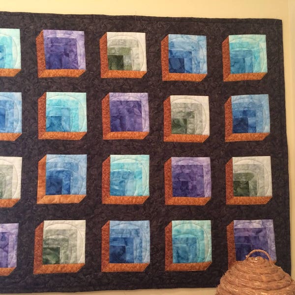 Shadow Cubes PDF Quilt Pattern