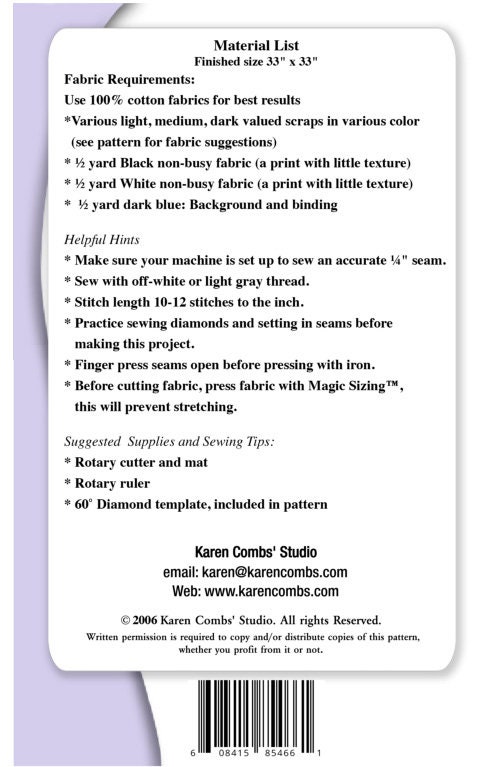 Rainbow Cube PDF Quilt Pattern | Etsy