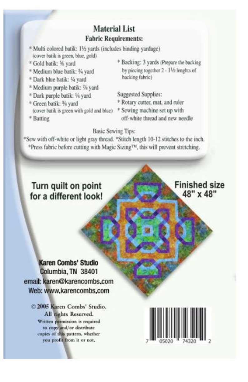 Celtic Rings PDF Quilt Pattern image 3