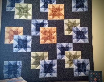 Overlapping Stars PDF Quilt Pattern