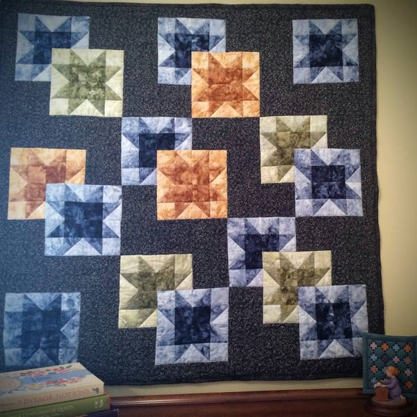 Overlapping Stars PDF Quilt Pattern