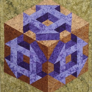 Shadow Illusions - Churn Dash PDF Quilt Pattern