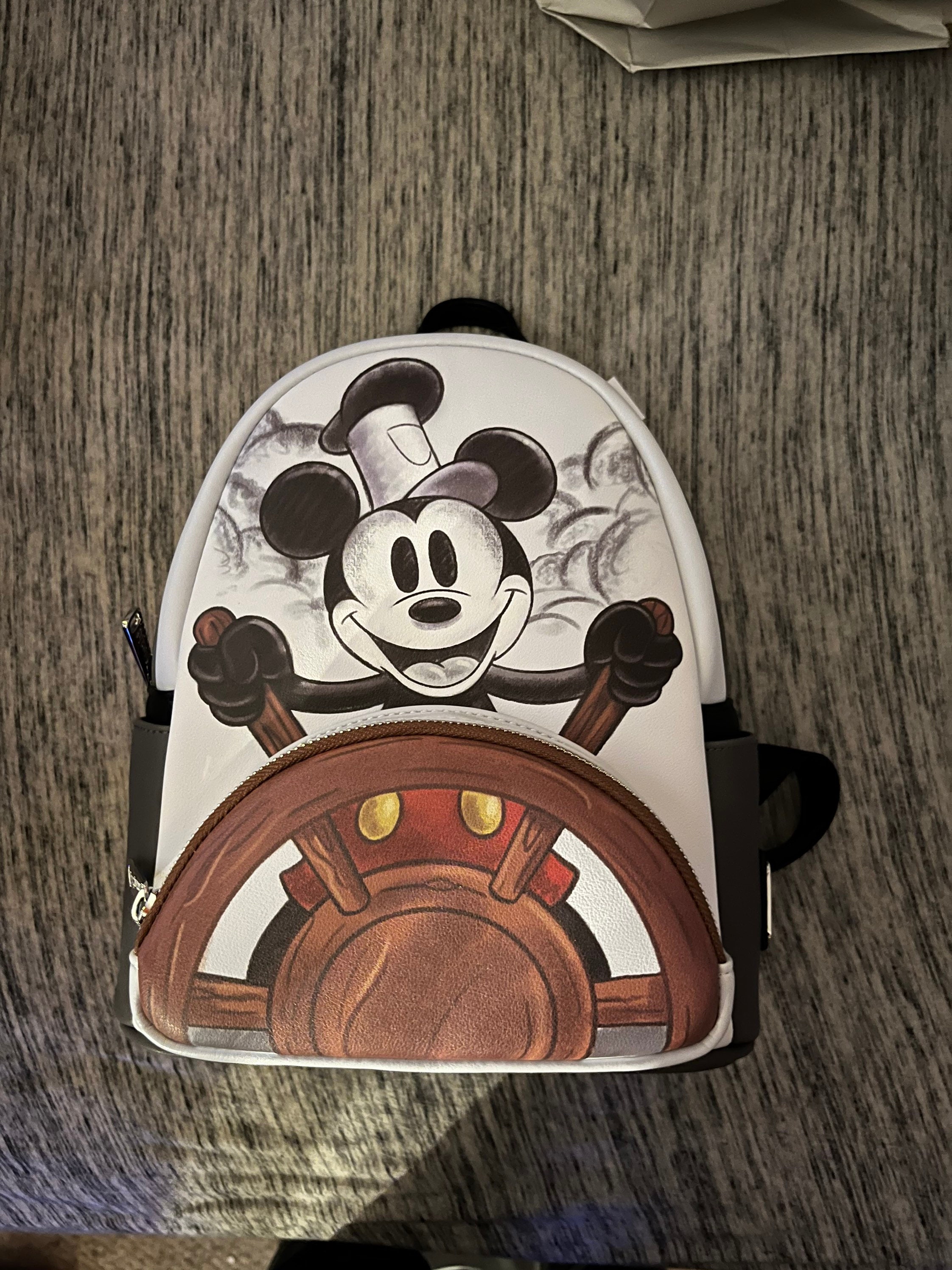 Loungefly Steamboat Willie | Mickey Mouse Backpack - Etsy UK display picture 1