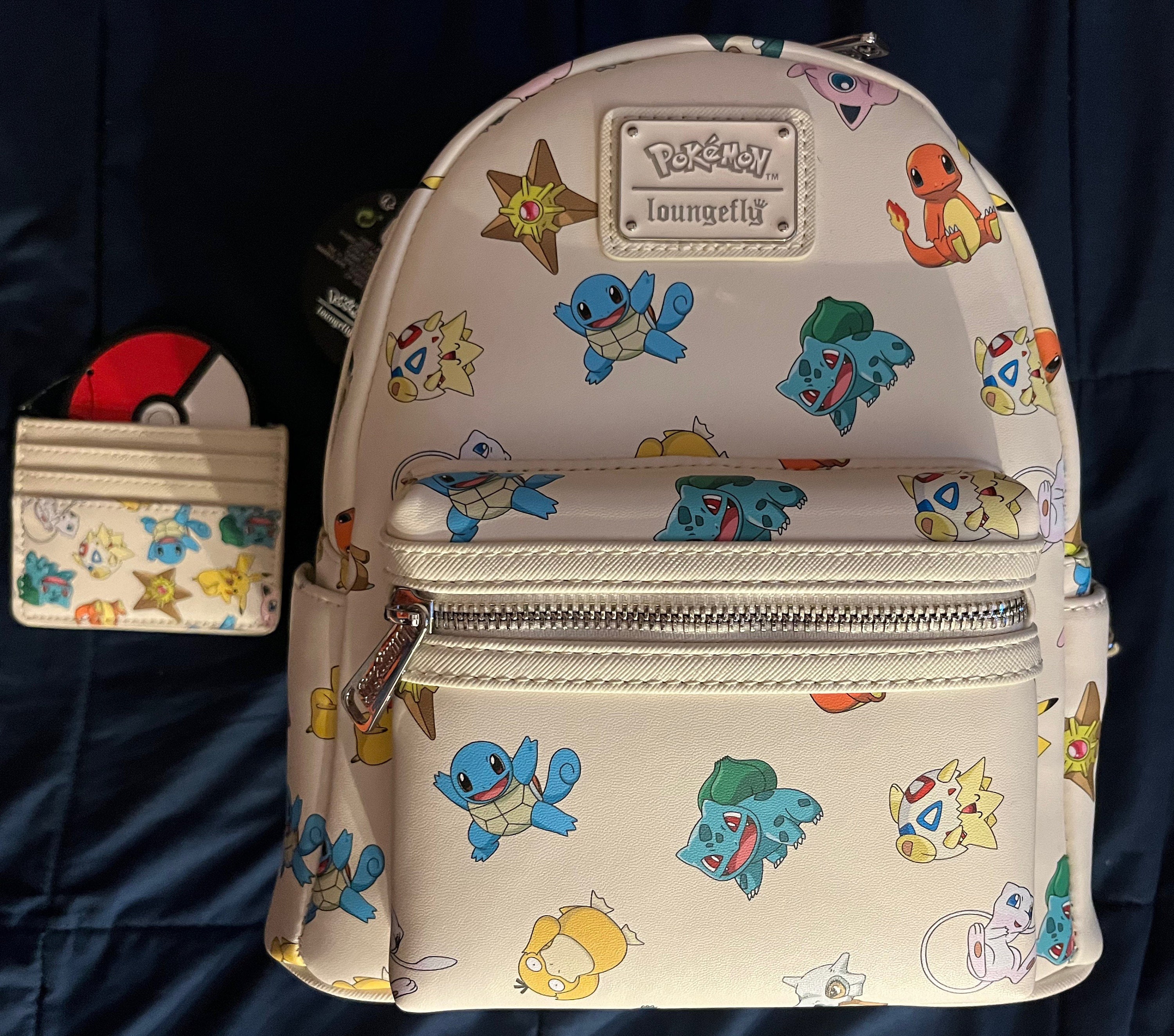 Vintage Pokémon Backpack Retro 90s Jigglypuff Pink Toy Game Rucksack 