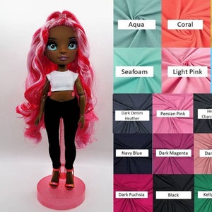 Leggings Made to fit Rainbow High Dolls - Choose Color- Made to Order
