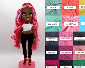 Leggings Made to fit Rainbow High Dolls - Choose Color- Made to Order