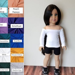 Basic Shorts für 18-Zoll-Puppen wie American Girl Dolls - wählen Sie Farbe-Made to Order