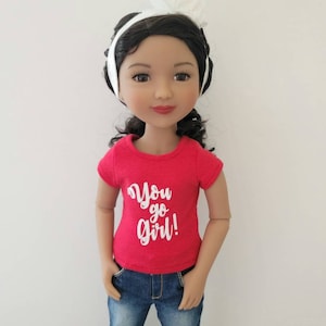 T-Shirt passend für Ruby Red, Wellie Wisher und Vintage Crissy und Velvet Dolls