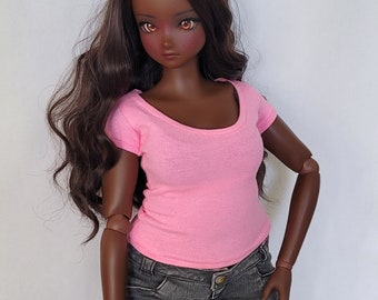 Pear Shape Smart Doll- T-Shirt- Choose Color- Made to Order
