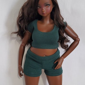 Pear Shape Smart Doll- Comfy Shorts- Choose Color- Made to Order