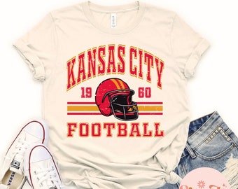 Kansas City Football Graphic Tshirt, Kansas City Shirt, KC Football Tshirt, Kansas City Gift, Kansas City Pride, KC Football Shirt, KC Tee