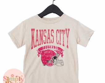 Kids Kansas City Shirt, Youth KC Football Tshirt, Toddler Kansas City Shirt, Kansas City Gift, Kansas City Crewneck, KC Football Graphic Tee