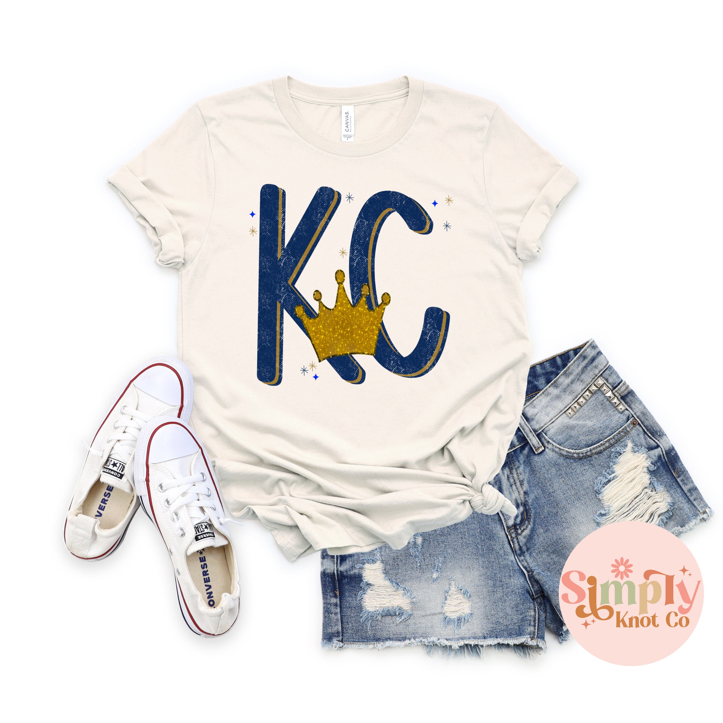 Kansas City Royals Sparkle Christmas Graphic T-Shirt - Mens