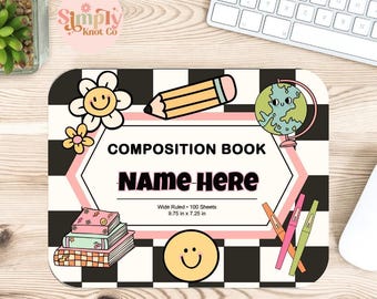 Personalized Teacher Mousepad, Custom Teacher Gift, Office Decor, Computer Mousepad, Gift for Coworker, Teacher Christmas Gift