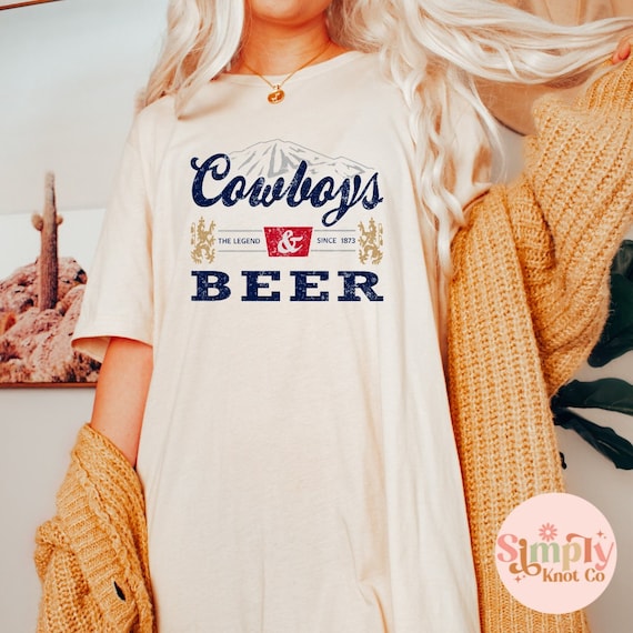 Cowboys & Beer Tee Cowboys & Beer Tee