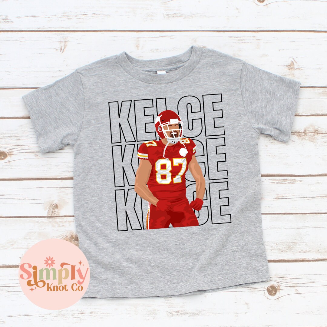 Kids Kansas City Travis Kelce Tshirt, Youth Travis Kelce Shirt, Toddler