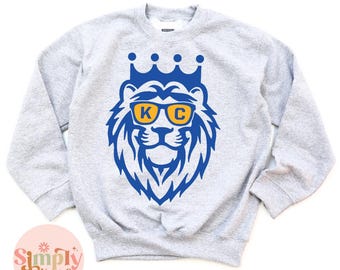 Kids Kansas City Baseball Sweatshirt, KC Baseball Sweatshirt, Youth Kansas City Baseball Shirt, Kansas City Baseball Crewneck, KC Baseball