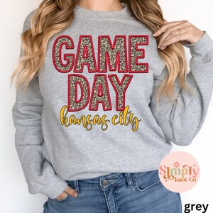 Kansas City Game Day Sweatshirt, Kansas City Football Shirt, Kansas