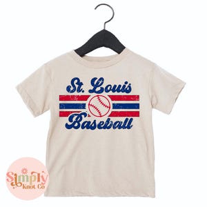 Kids St Louis Baseball Tshirt, Youth St Louis Baseball Shirt, Toddler St Louis T-shirt, St Louis Baseball, St Louis Pride, Kids Baseball Tee