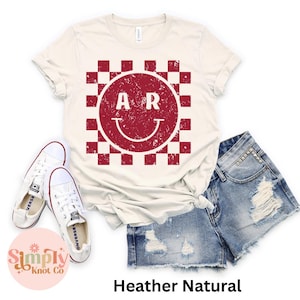 AR Checkered tee, Arkansas shirt, Arkansas graphic tee, State Pride, Arkansas tee, Womens shirt, Unisex, Arkansas graphic tee, AR tshirt
