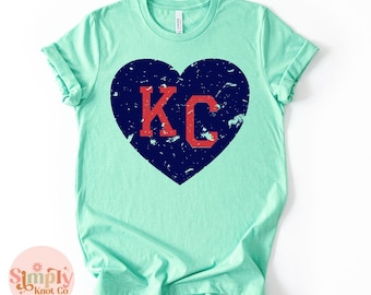 Womens Kansas City Soccer Shirt, KC Soccer Heart Shirt, Kansas City Tshirt, KC Soccer Pride, Kansas City Shirt, KC Soccer Tshirt Gift