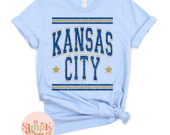 Kansas City Baseball Tshirt, Kansas City Shirt, KC Baseball Shirt, Kansas City Baseball Crewneck, Crown Town, Kansas City Gift, KC Baseball