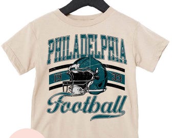 Kids Philadelphia Football Graphic Tee: Toddler & Youth Game Day Shirt, Philadelphia shirt, Philadelphia tshirt, Philadelphia Sports Fan Tee
