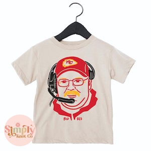 Kids Andy Reid Shirt, Kansas City Reid Shirt, Toddler Kansas City Tshirt, Youth KC Reid Shirt, Kansas City Gift, KC Andy Reid Crewneck Shirt