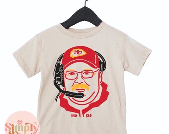 Kids Andy Reid Shirt, Kansas City Reid Shirt, Toddler Kansas City Tshirt, Youth KC Reid Shirt, Kansas City Gift, KC Andy Reid Crewneck Shirt