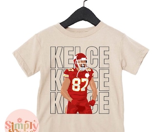 Kids Travis Kelce Shirt: Kansas City Football, Youth & Toddler Sizes