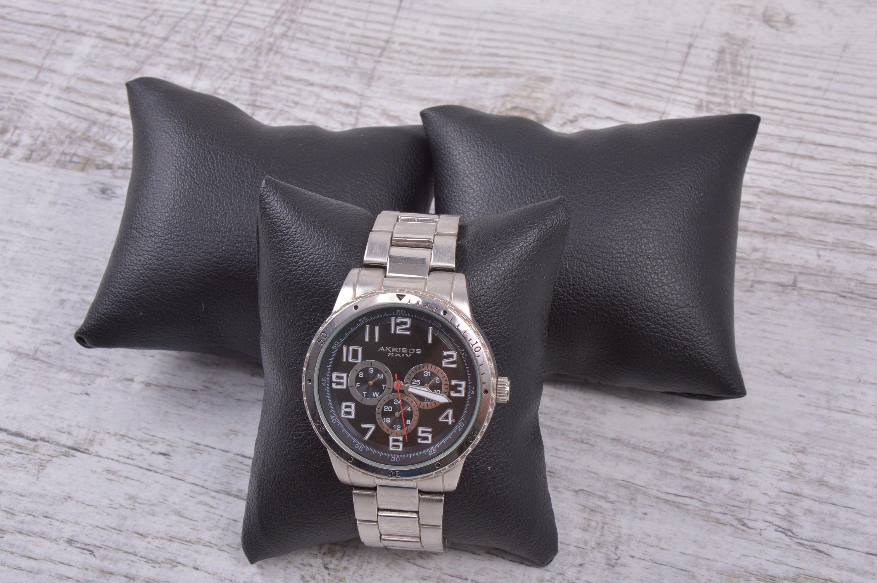 Set of 2 watch box pillows watchbox pillows Leather Watch Etsy