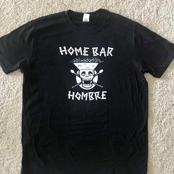 HEMMA BAR HERR Tiki herr-T-shirt! Beachcomber Craft Cocktails Bartender