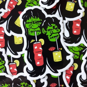 DRUNKIE SHRUNKIES 4&quot; Tall Full Color Vinyl Sticker