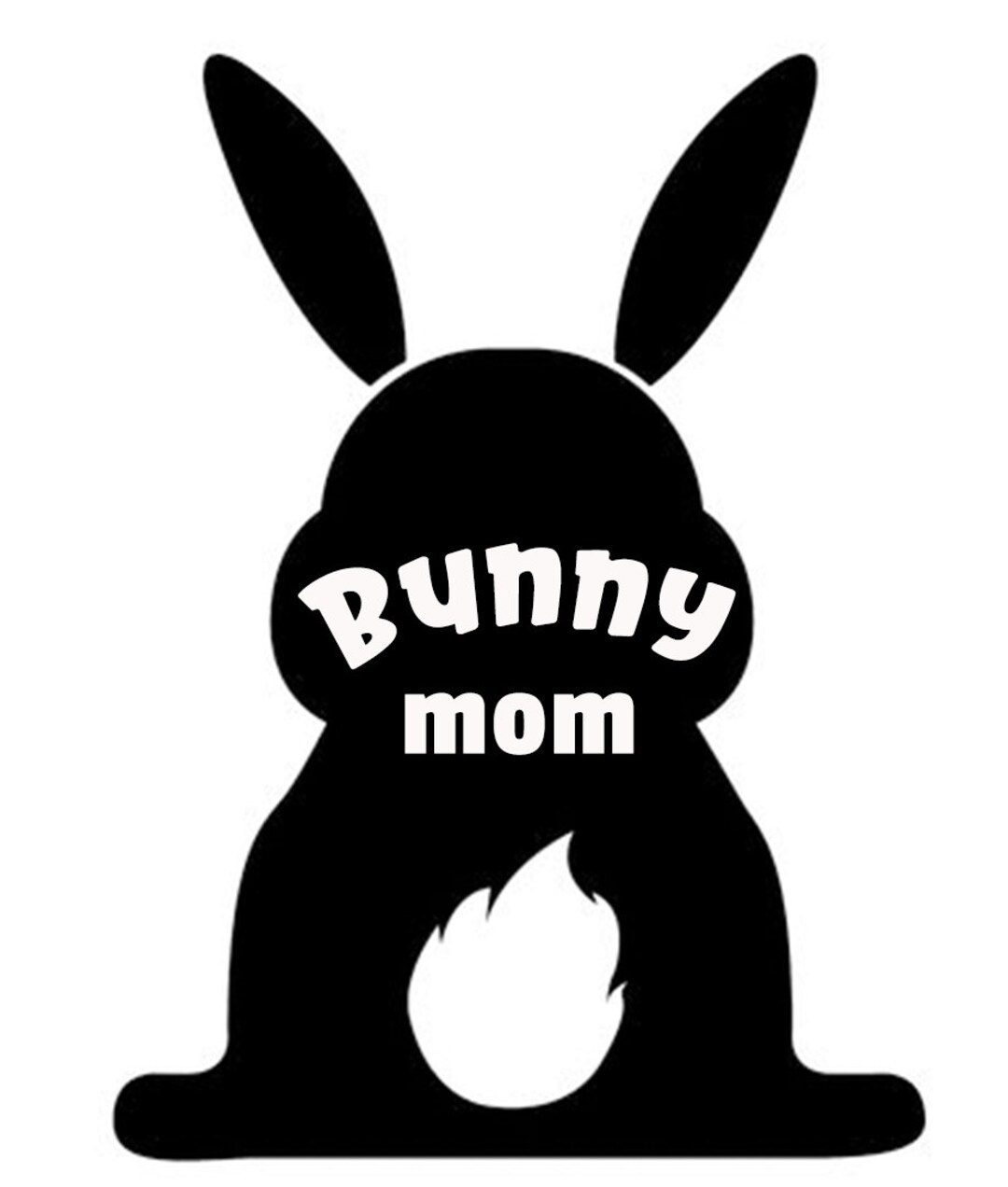 Bunny Mom / Dad Vinyl Decal, Car Decal, Laptop Decal, Permanent Vinyl ...