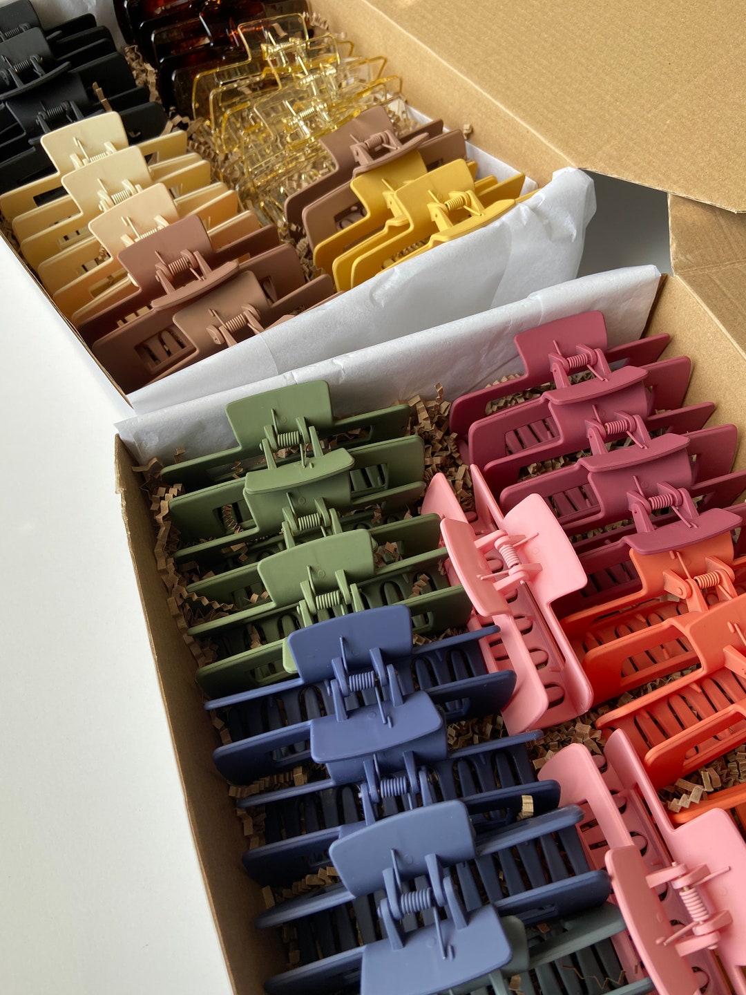 Bulk Claw Clip Assorted Color Hair Claw Set of 12 Hair Clip Etsy