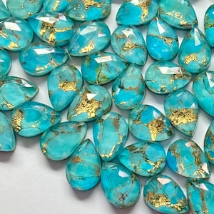 Bästa blå koppar turkos dublettkristall - ultimat dublett blå turkos - ny dublettkristallsten - sällsynt färgkombination dublettkristall