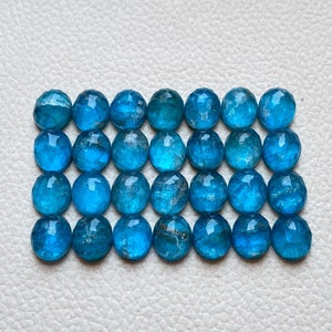 Natural APATITE And Glass faceted Oval Shape-Doublet Apatite and Glass-Faceted Apatite Oval Cabochon-AAA Apatite Loose-Apatite Doublet Glass
