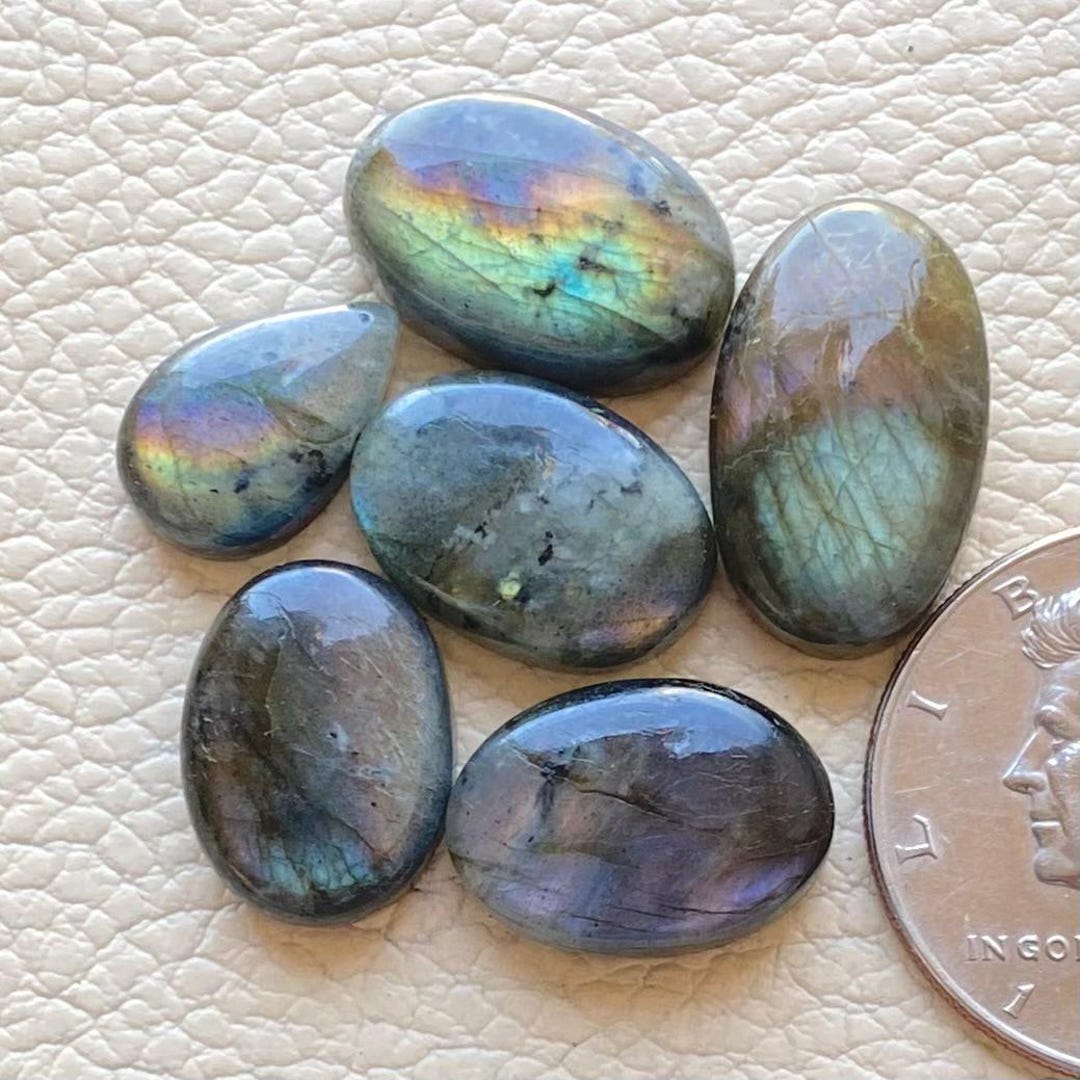 Spectrolite Color Spectrolite Crystal :- Natural Spectrolite Cab-black Spectrolite Cab ...