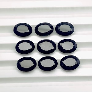 Super Black Onyx Oval Cut-Wholesale Black Onyx Oval Cut-Black Onyx For Jewelry Making-Black Onyx Loose Cut-Rare Black Onyx Oval-Black Onyx