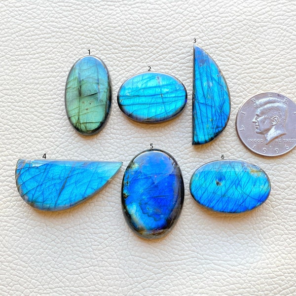 Glossy Polished Labradorite Cab-Labradorite Loose Gemstone-Calibrated Labradorite Stone-Attractive Flashing Labradorite Cabochon Loose Gems