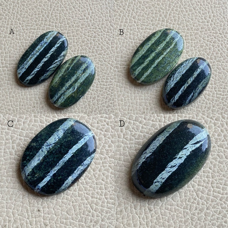 Green Zebra Jasper Natural Green Zebra Jasper Gemstone Mix Etsy
